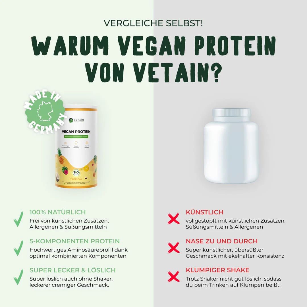 Vetain Vegan Protein Tropical