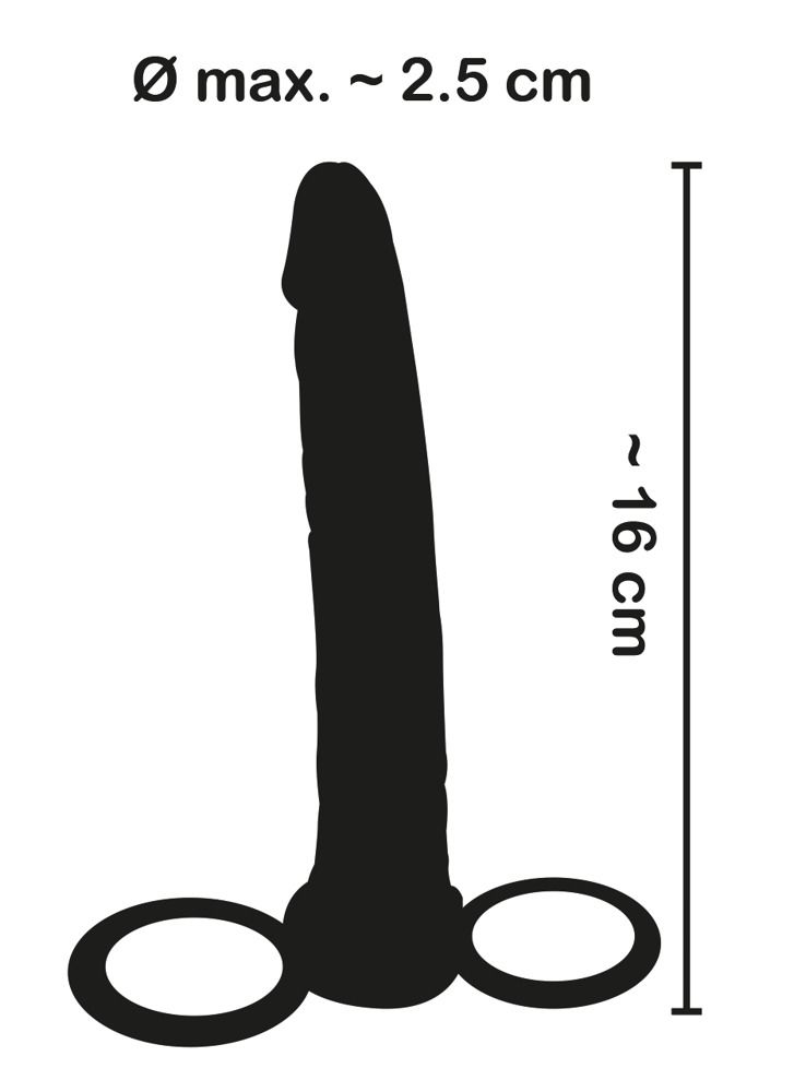 Analdildo „Anal Special“ mit Penis- und Hodenring | You2Toys