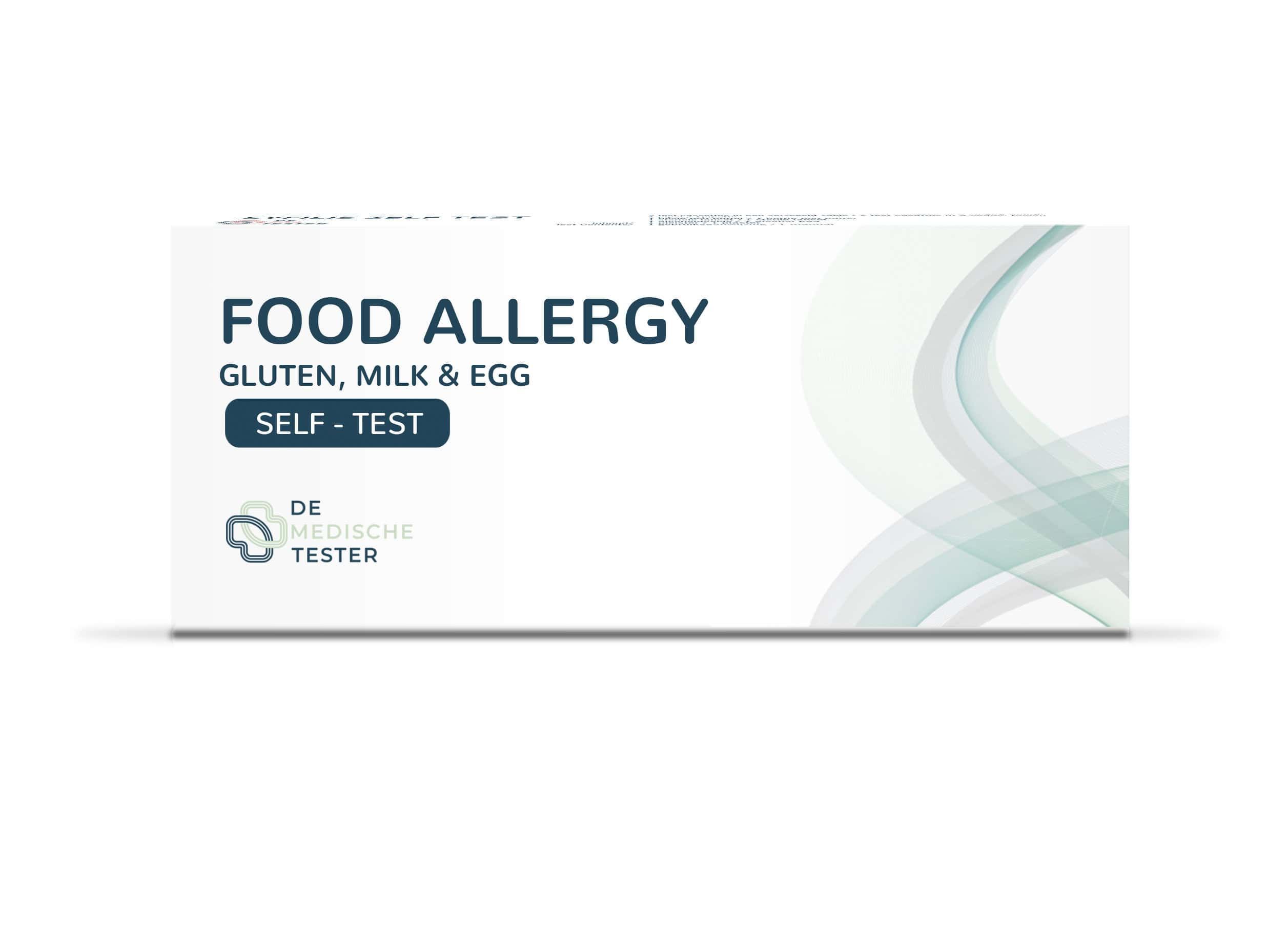 Lebensmittelallergie-Selbsttest für Gluten, Milch & Ei. CE-zertifiziert.