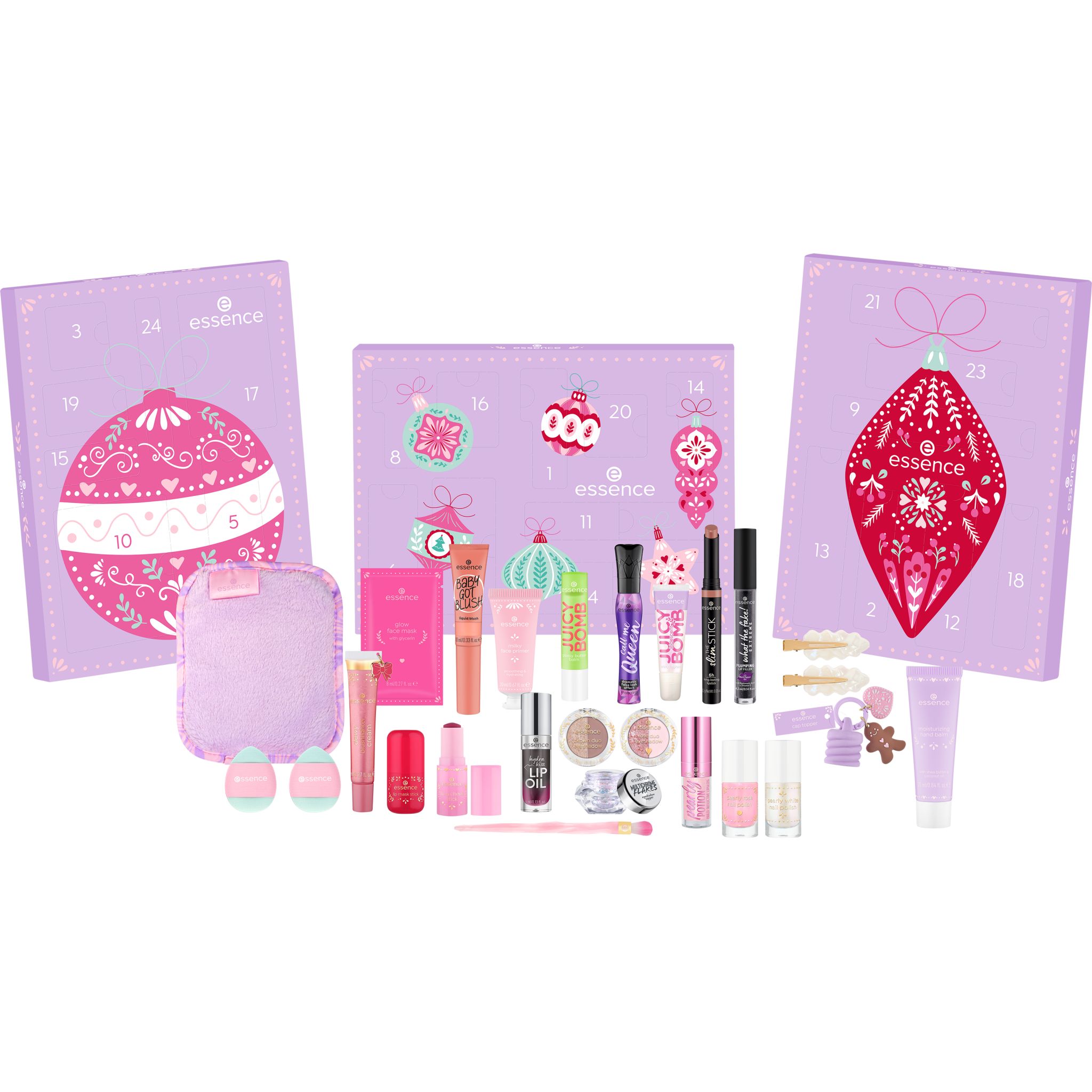 essence 'Glow Face Mask' in rosa Einzelverpackung.