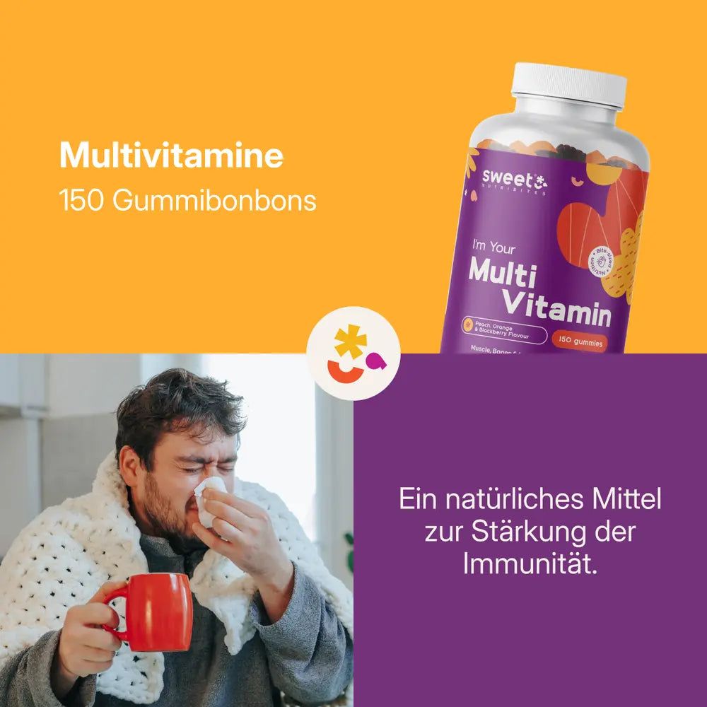 Sweet Nutribites Multivitamine – Gummibonbons mit 10 Vitaminen