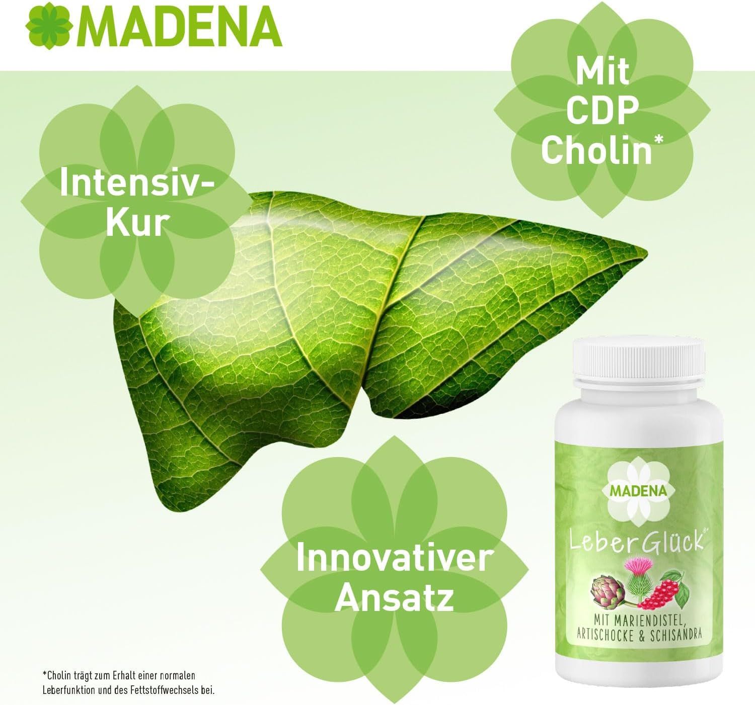 MADENA LeberGlück Leber Komplex Kapseln