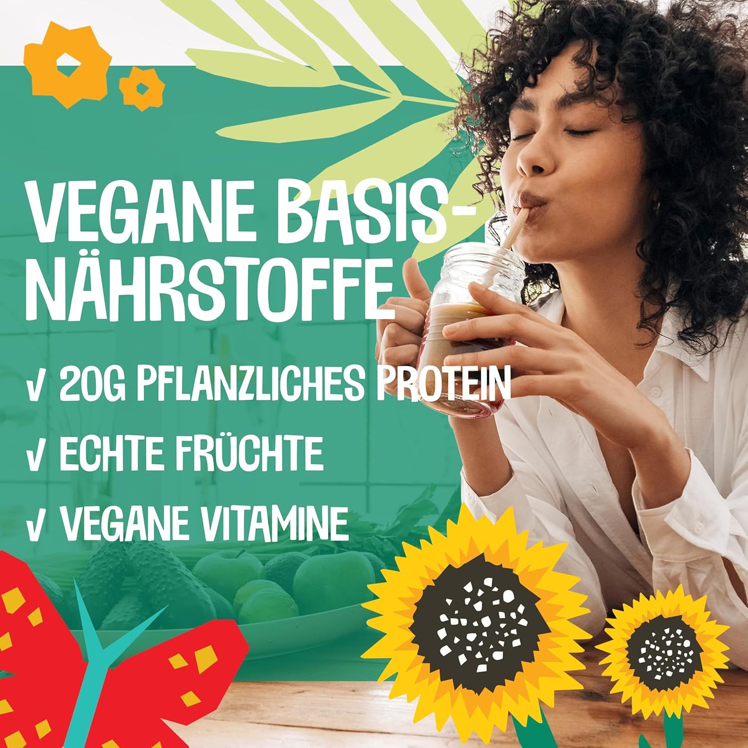 Boho Vegan Protein Vanille Pulver