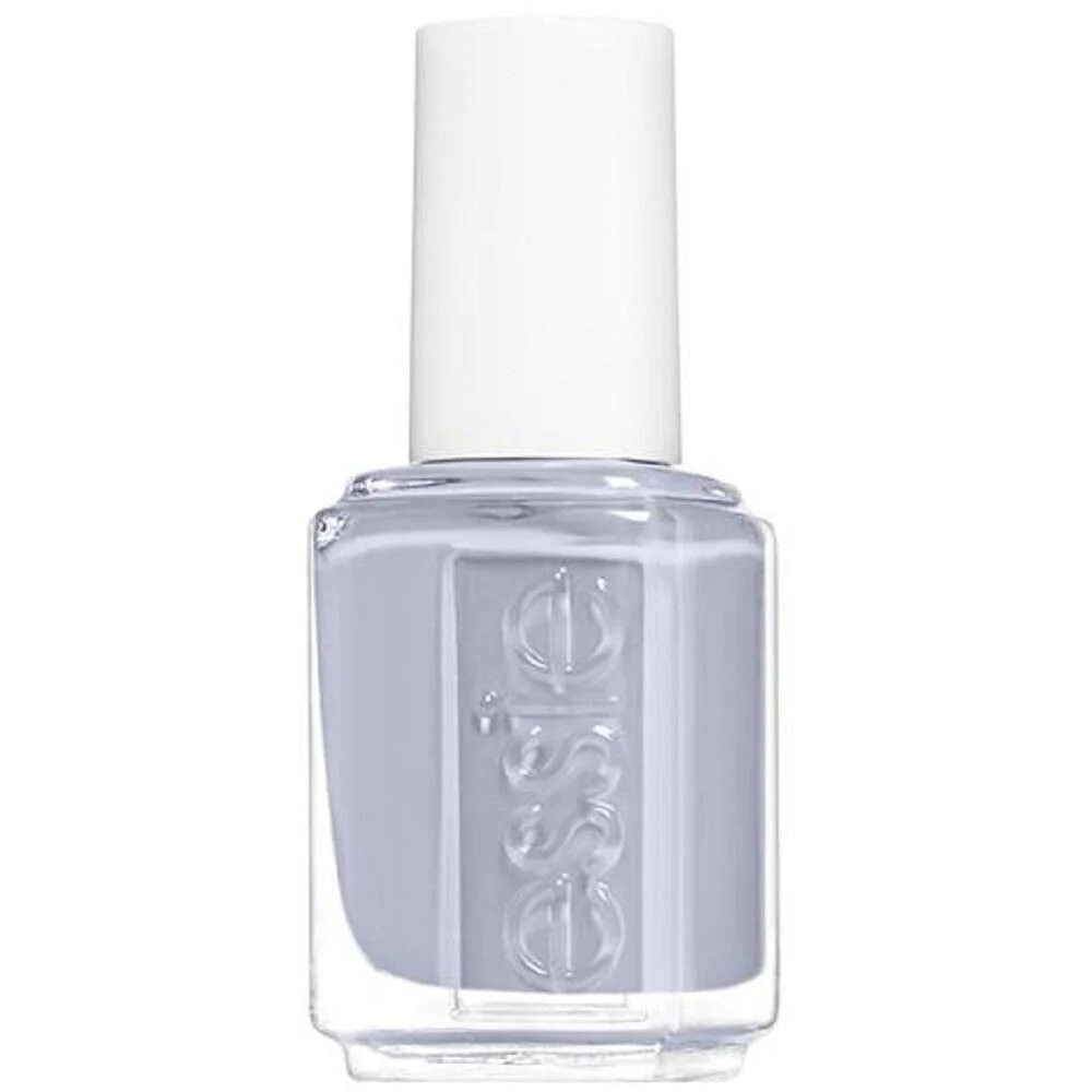 Essie Nagellack Flasche in hellem Lavendelton mit weißem Deckel.