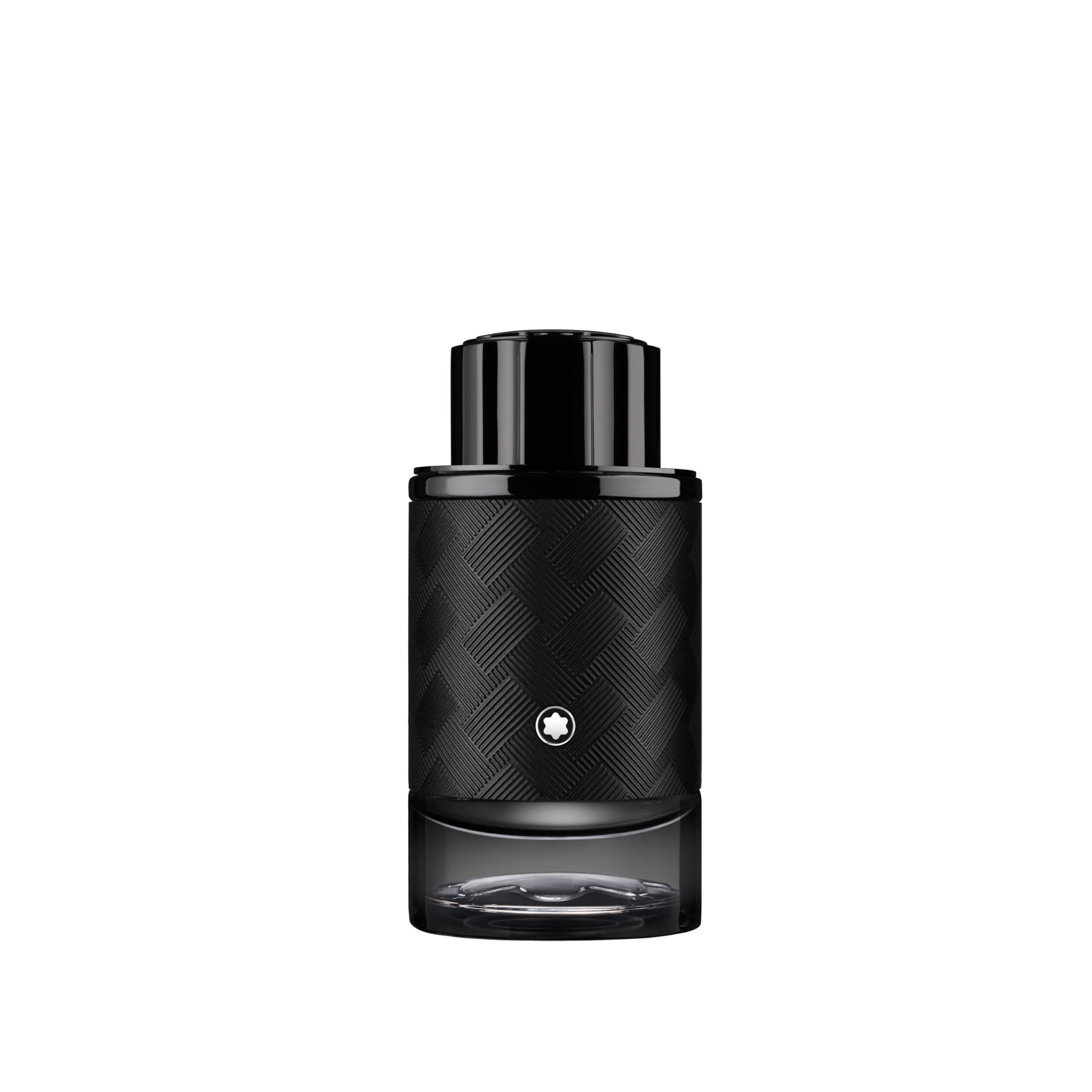 Montblanc Explorer Extreme Eau De Parfum Flakon mit texturierter Oberfläche.