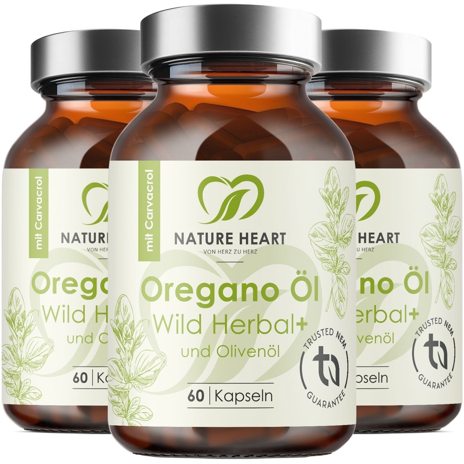 Nature Heart Oregano Öl Wild Herbal+