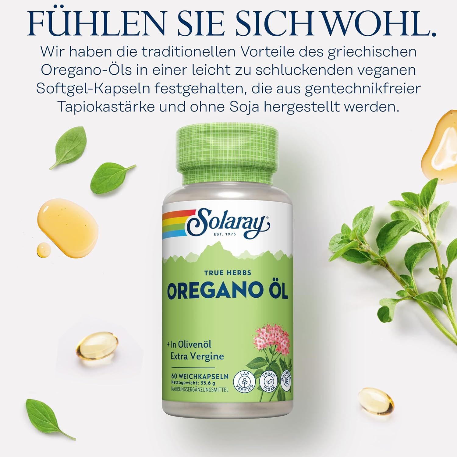 Solaray Oreganoöl  Softgels