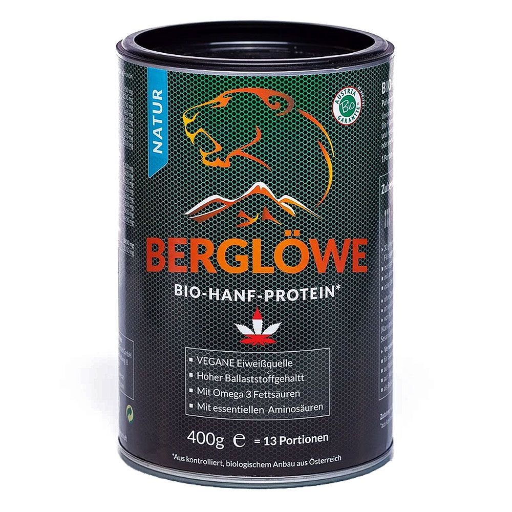 Berglöwe Bio Hanfprotein Natur 400 G - Shop Apotheke