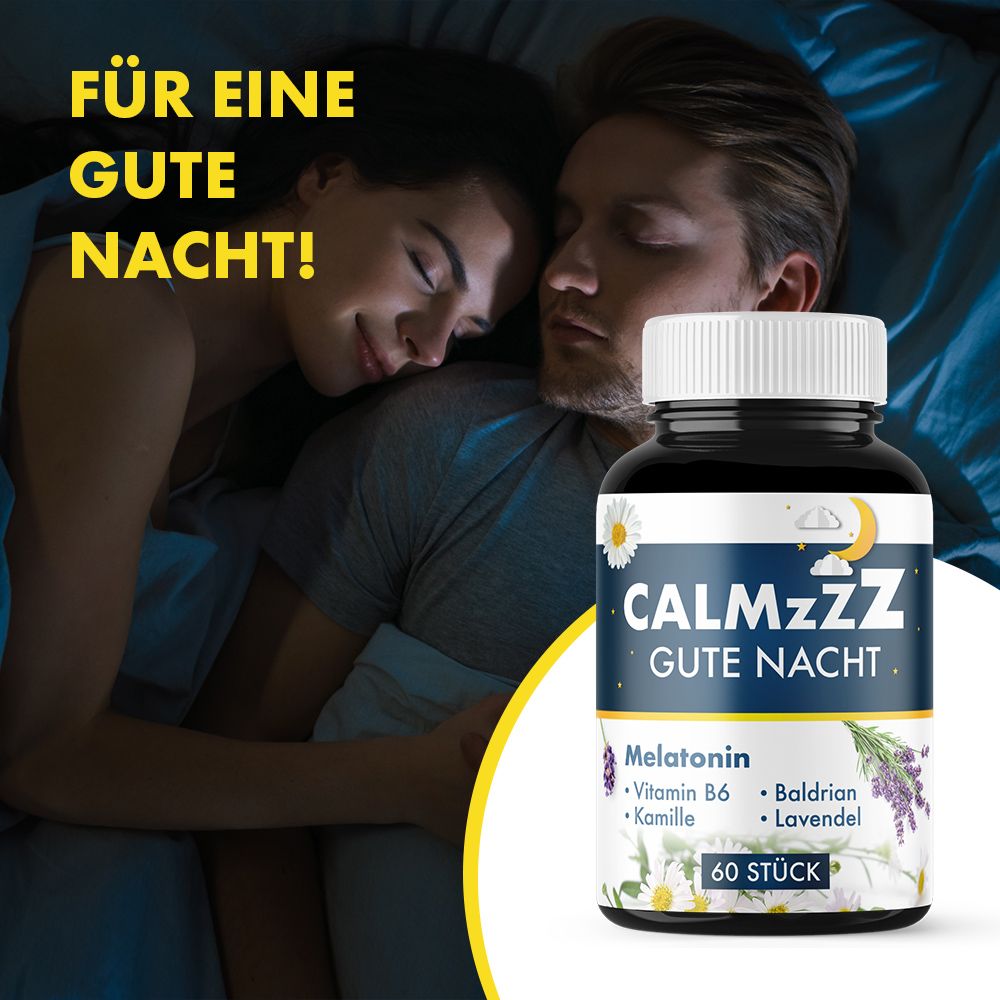 CalmZzz Gute Nacht Melatonin Gummibärchen