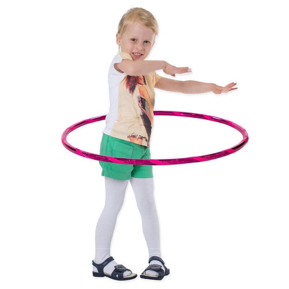 Hoopomania Super Star Kinder-Hula-Hoop | Ø 60 cm | Pink-Pink
