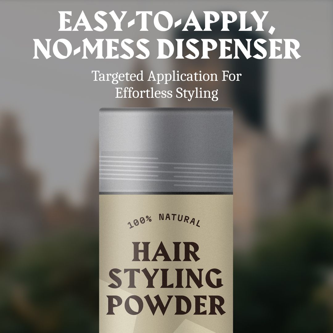 Flasche Haarpuder, 100% natürlich, starker Halt, Vanille.