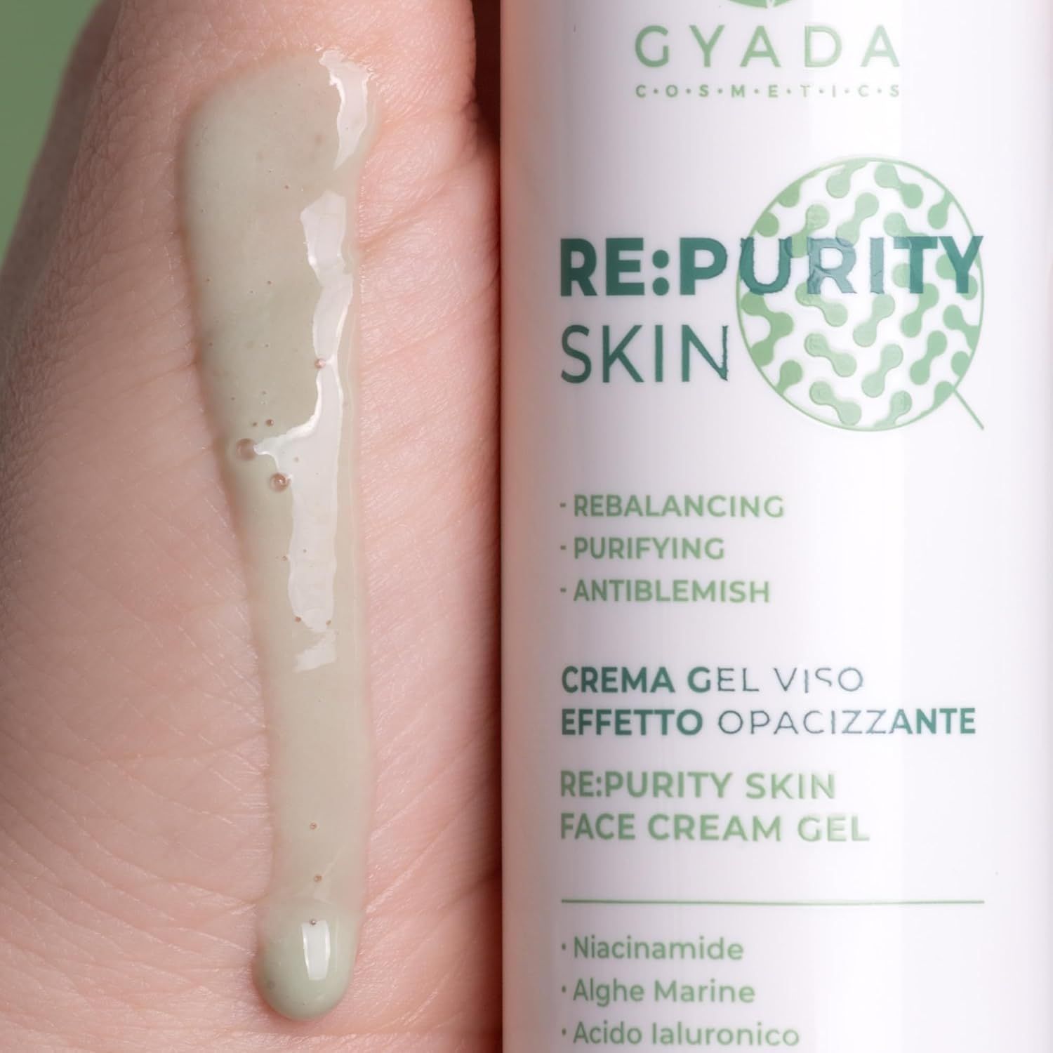 Gyada Cosmetics Re:Purity Skin Gesichtscreme-Gel mit Matt-Effekt, 50ml.