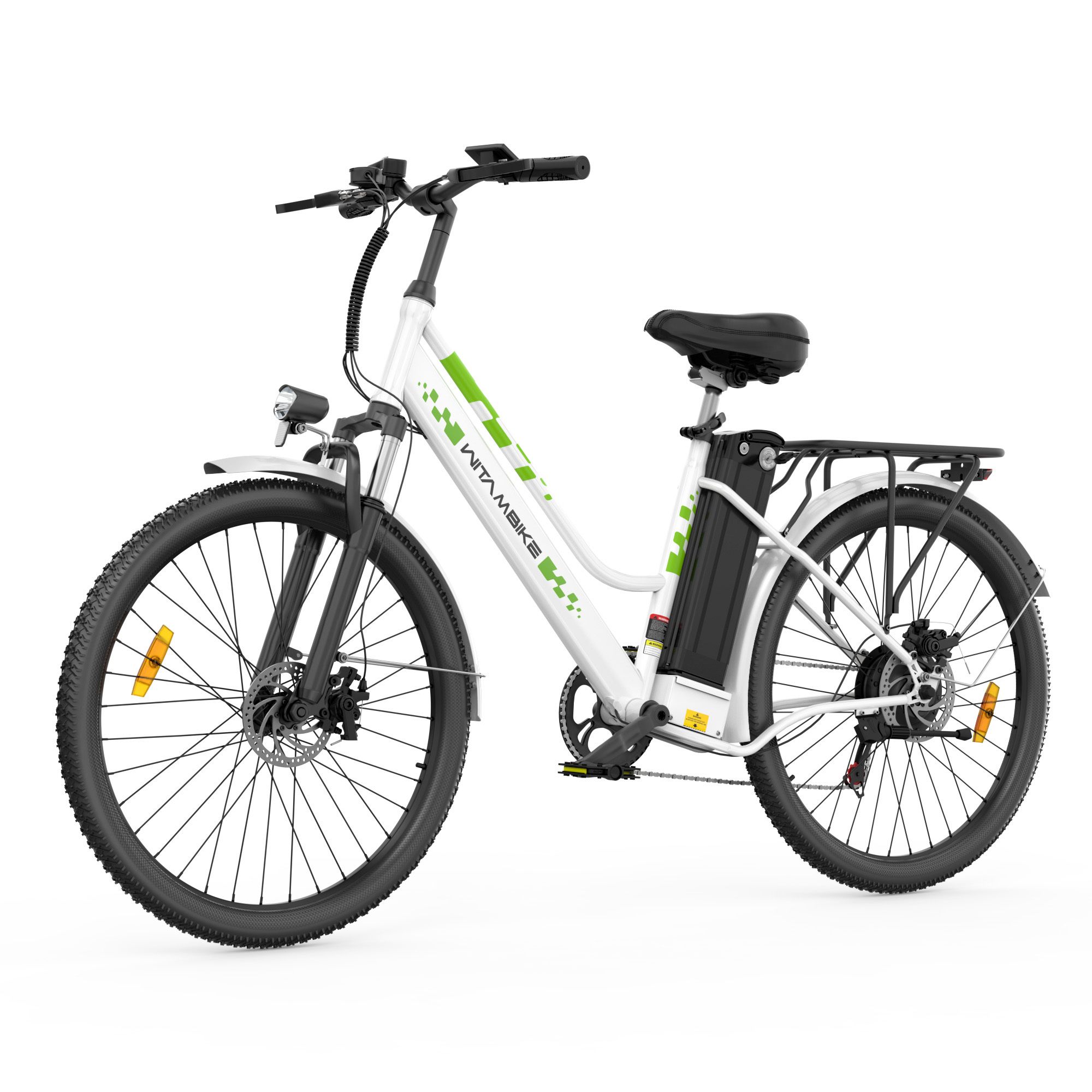 WITAMBIKE C26 E-Bike für Pendler, 36V 15Ah herausnehmbarer Akku