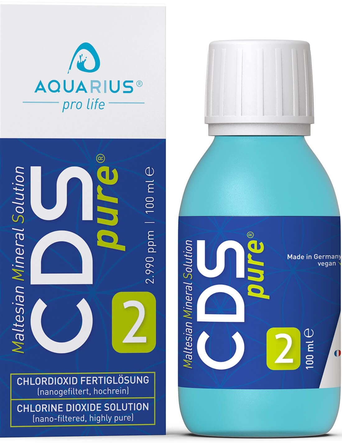 AQUARIUS pro life - CDSpure | CDS/CDL Chlordioxid-Lösung