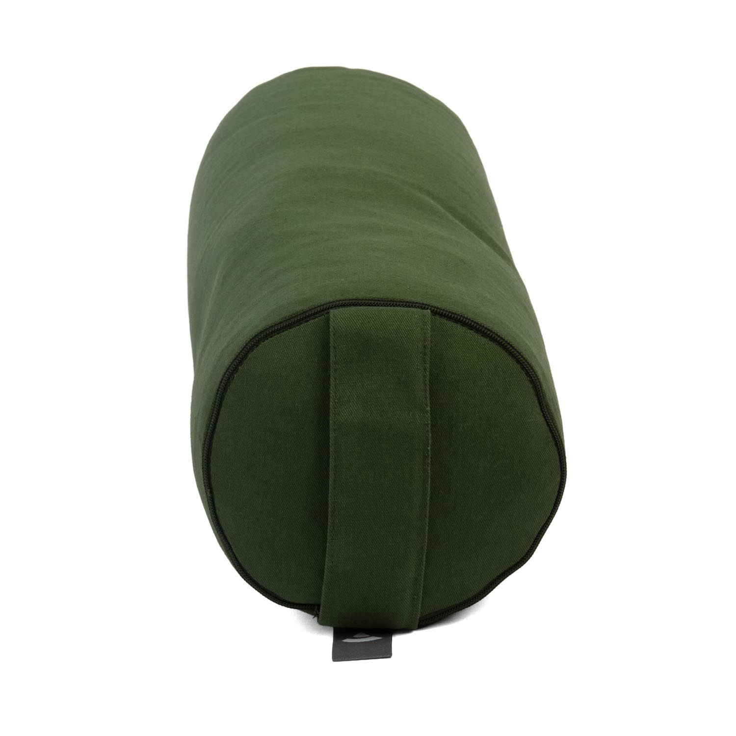 bodhi Yoga MINI BOLSTER ECO (Nackenrolle) Buchweizenschalen waldgrün