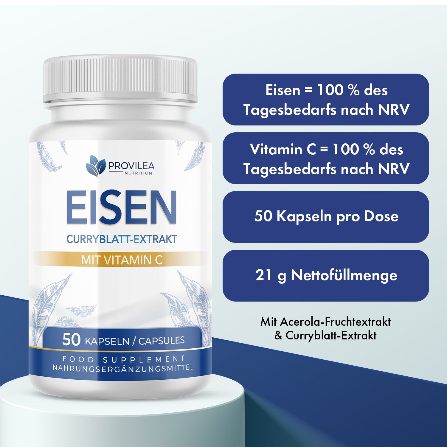 Provilea Nutrition Eisentabletten
