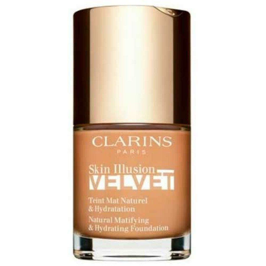 Clarins Skin Illusion Velvet Flüssiges mattierendes Make-up