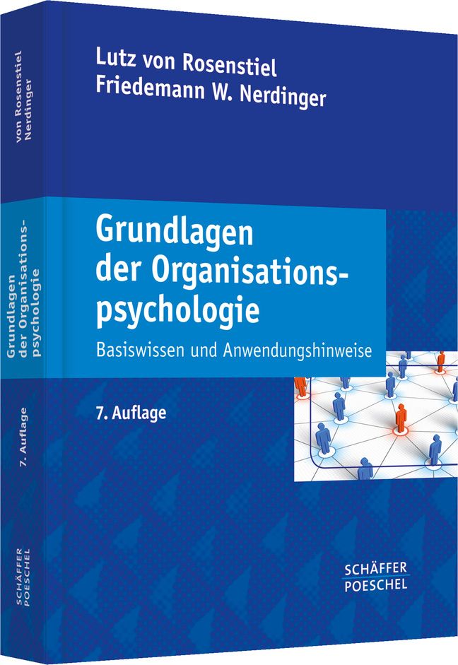 Buch mit dem Titel "Grundlagen der Organisationspsychologie". Autoren: Lutz von Rosenstiel, Friedemann W. Nerdinger. 7. Auflage.
