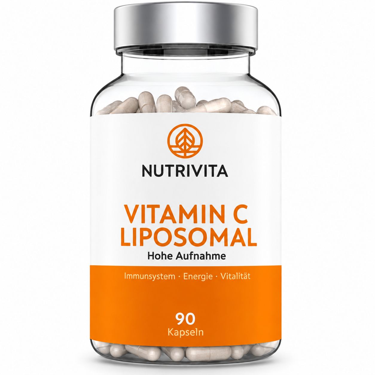 Nutrivita Vitamin C Liposomal, 90 Kapseln.