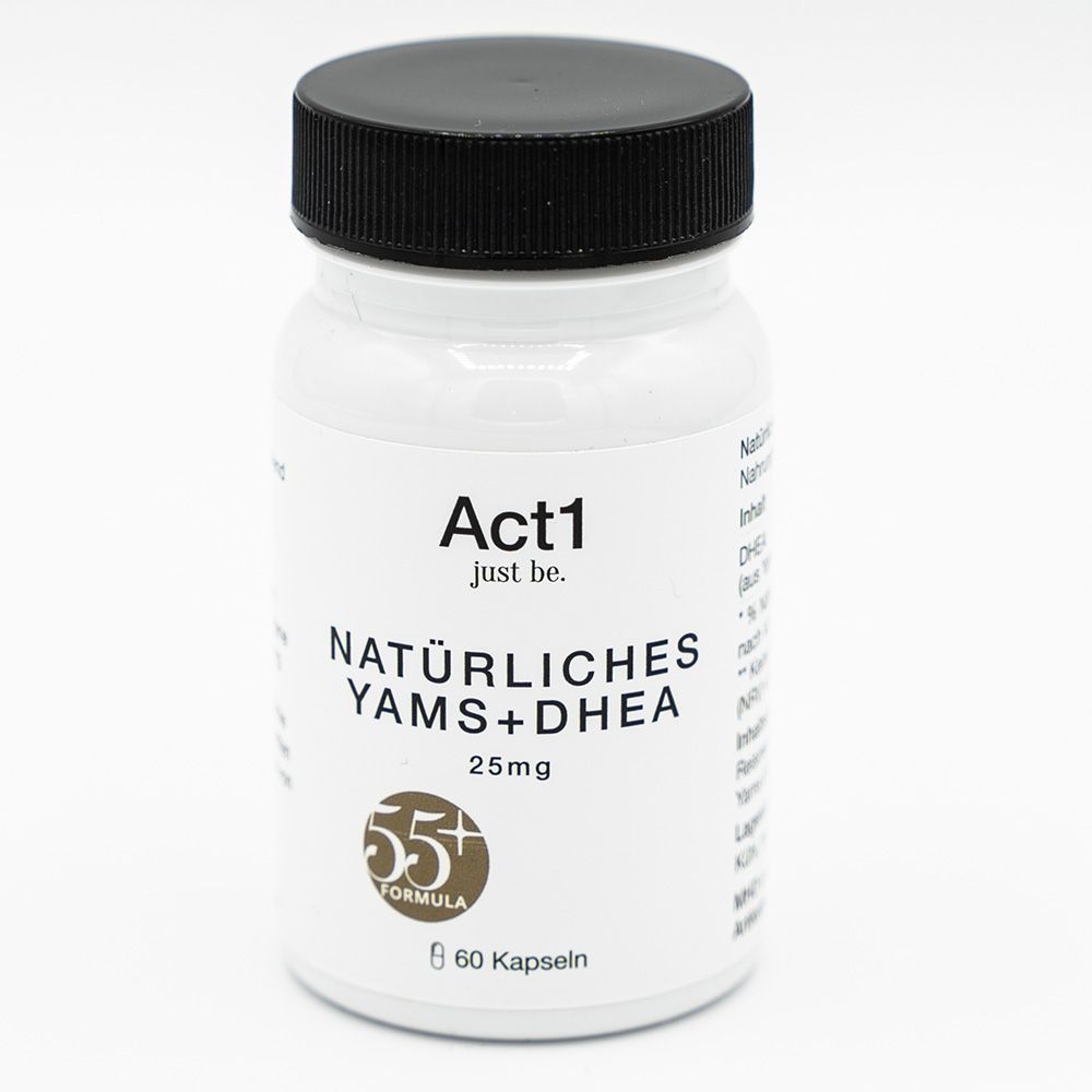 Natürliches Yams+DHEA 25 mg - Act1 just be.