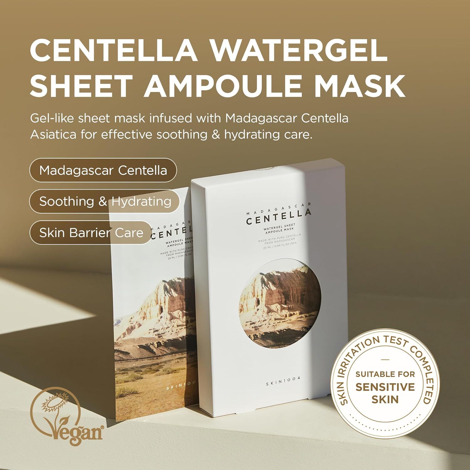 SKIN1004 Madagascar Centella Watergel Tuch Ampulle