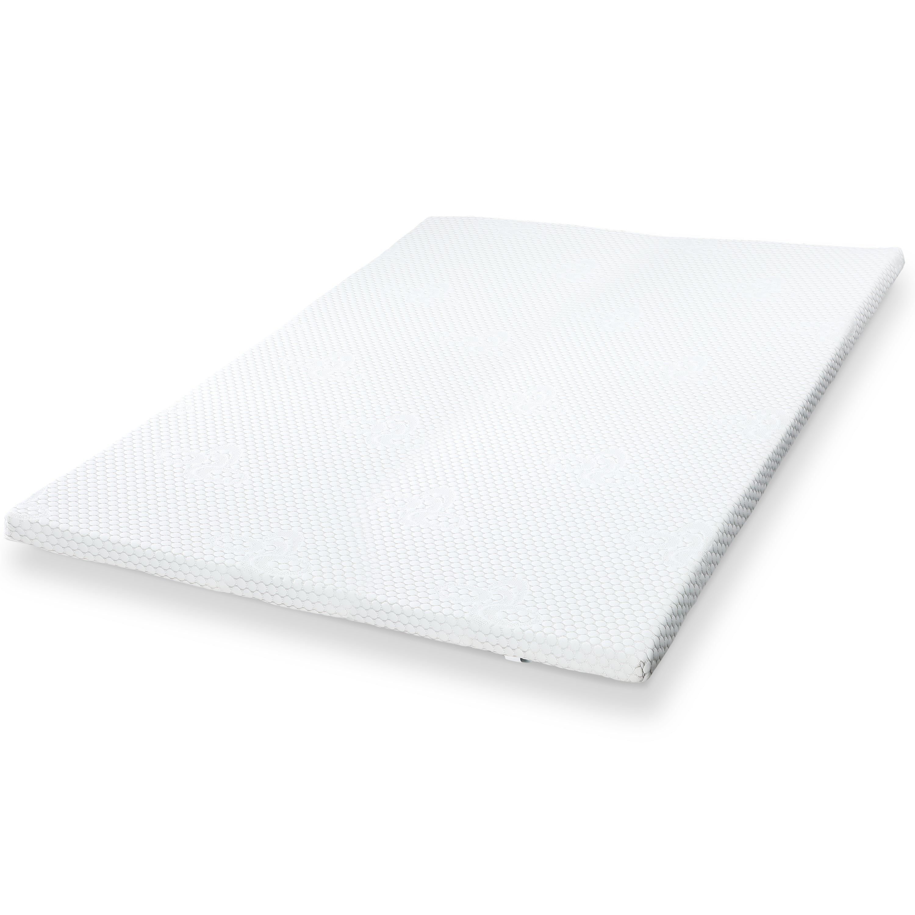 The White Stone Topper aus viskoelastischem Schaum 135 x 190 cm | Matratzenauflage 6 cm