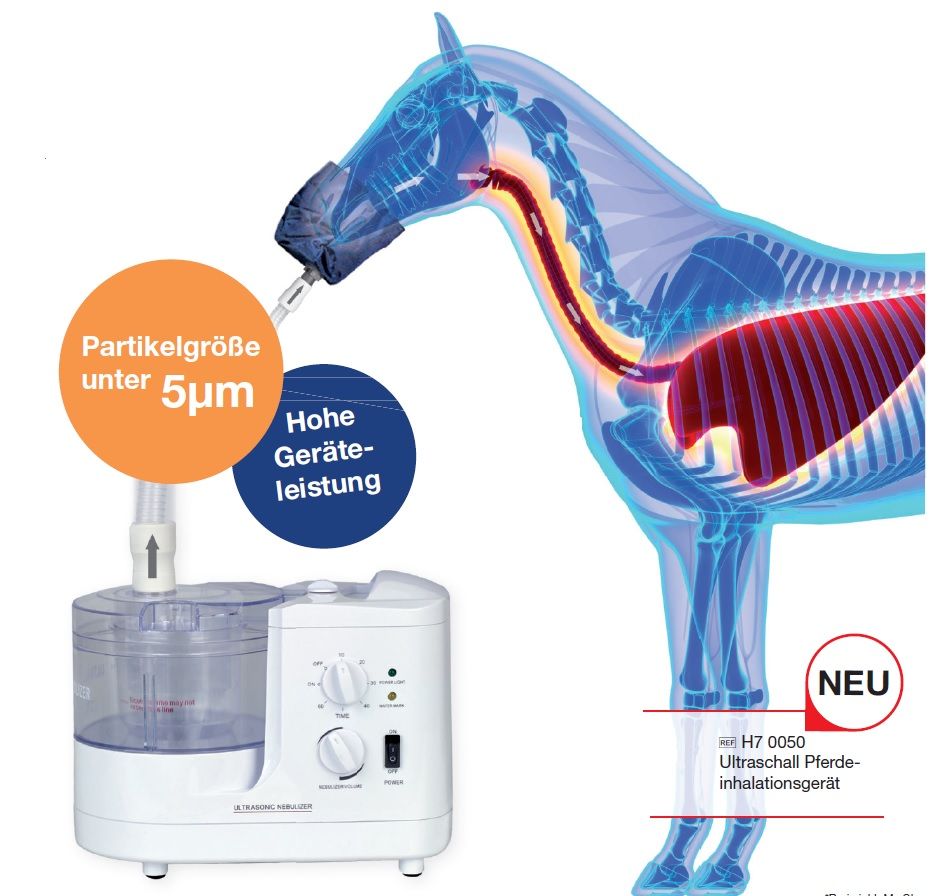 Mediware Ultraschall Inhalator für Pferde