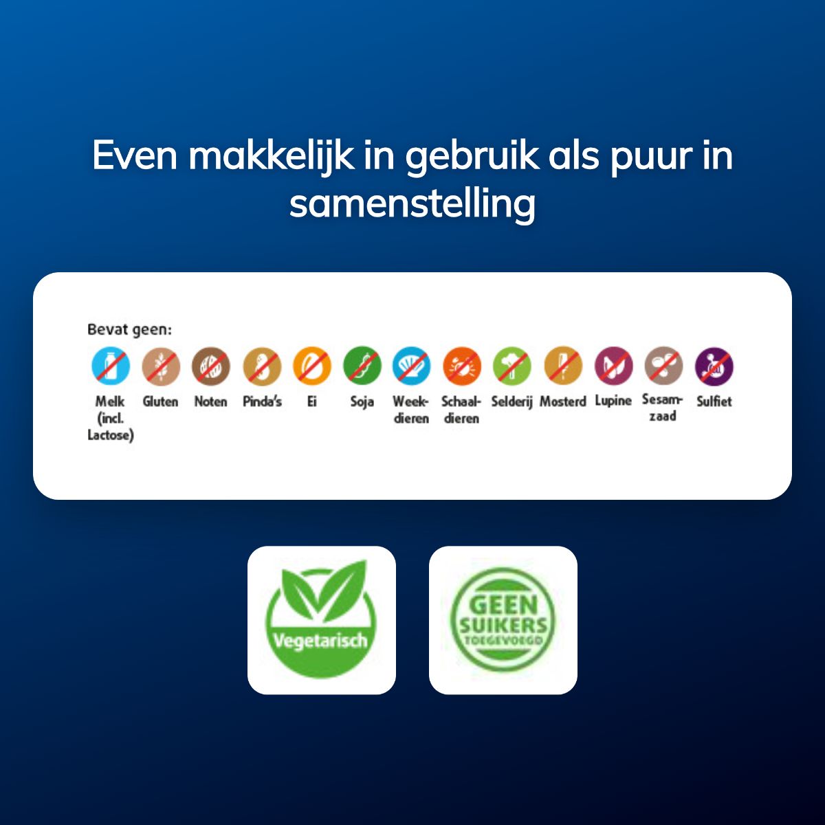 Zutatenliste und Nährwertangaben für Lucovitaal Multi+ A-Z Gummis.