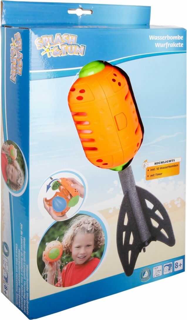VEDES Großhandel GmbH - Ware Splash & Fun Wasserbombe Wurfrakete, inklusive 50 Ballons