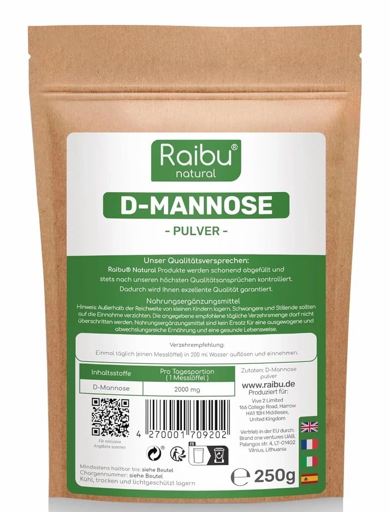RAIBU D-Mannose Pulver 250 g