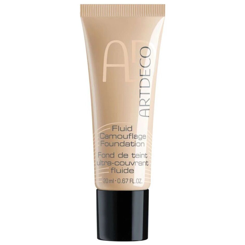 ARTDECO Fluid Camouflage Foundation in hellem Beige.