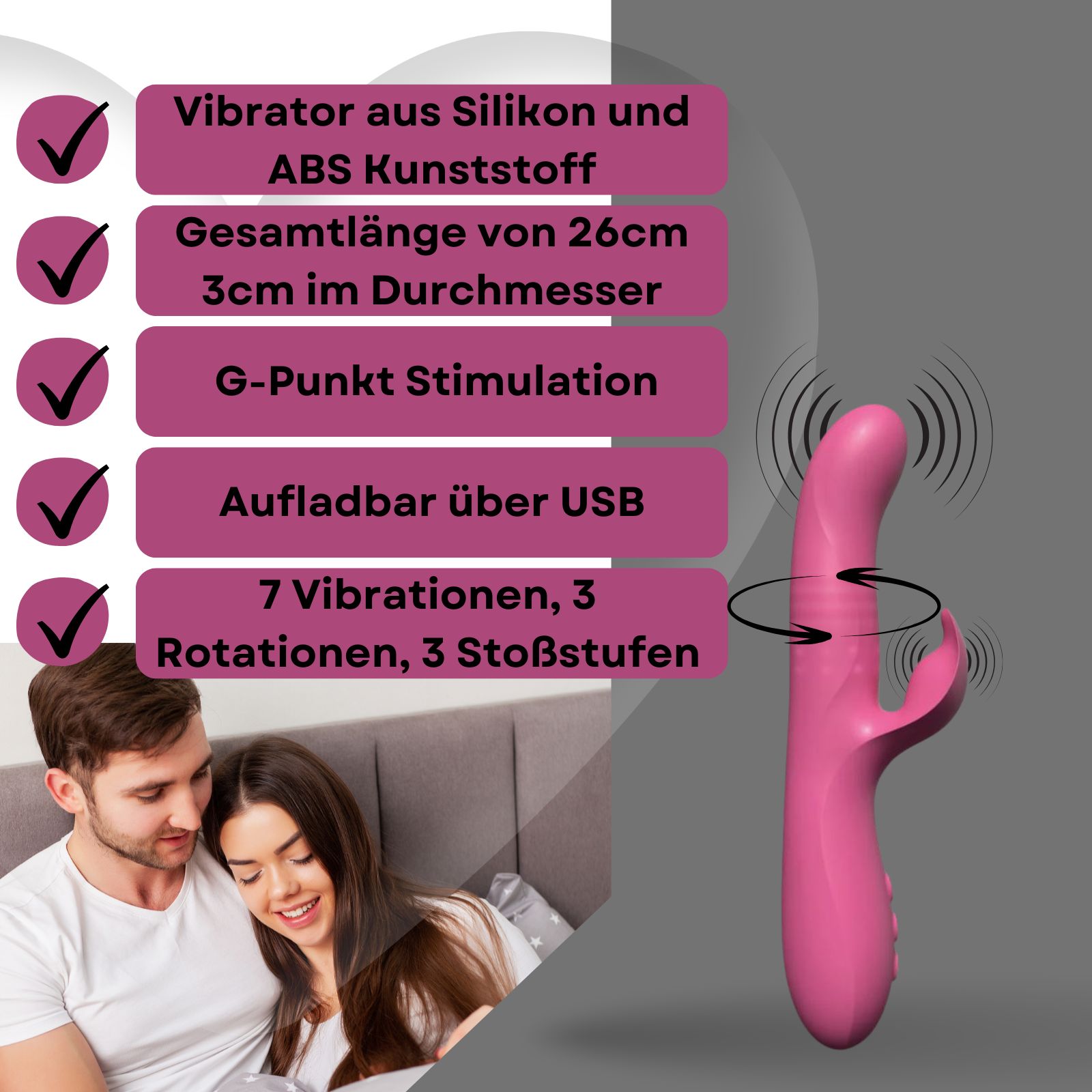 Lovelyness - G-Punkt und Klitoris Vibrator - Venus