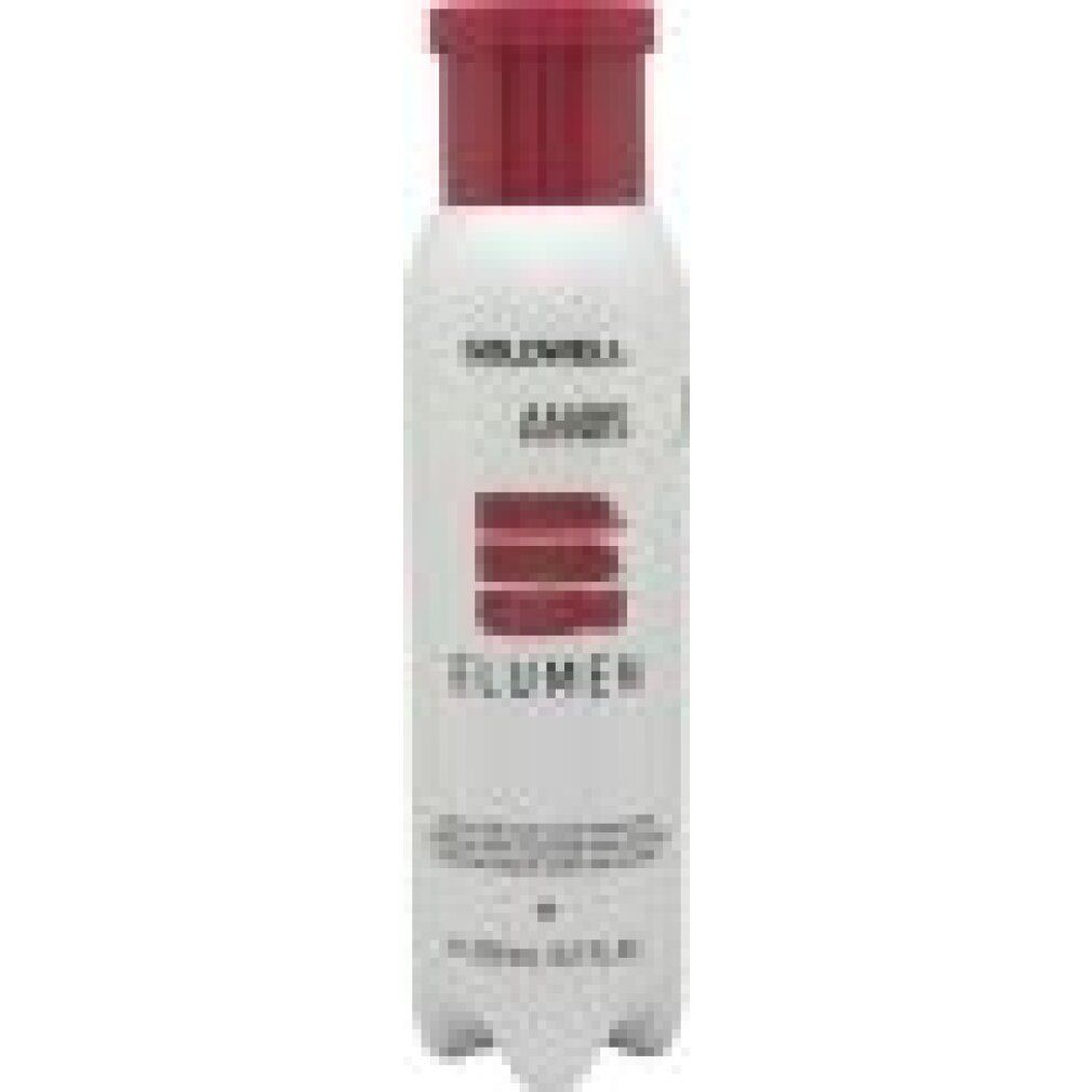 Goldwell Elumen AN@5 Flasche. Weißes Etikett mit roter Schrift und rotem Deckel. Produktname und Marke sichtbar.
