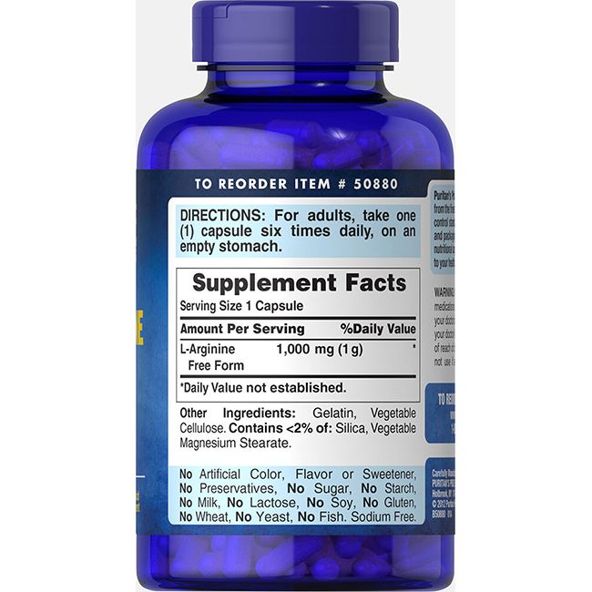 Puritan's Pride L-Arginin 1000 mg