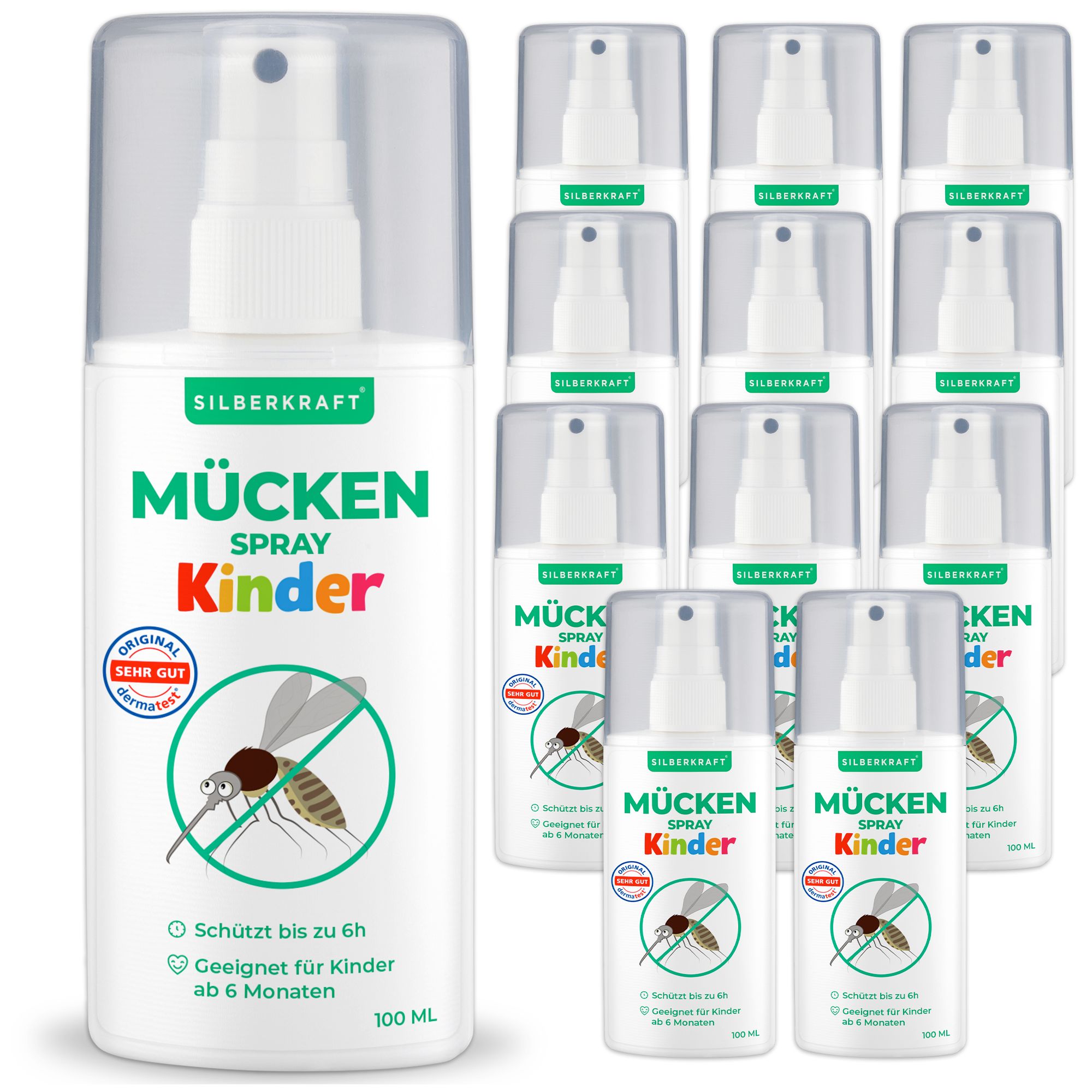 SILBERKRAFT Mückenspray für Kinder