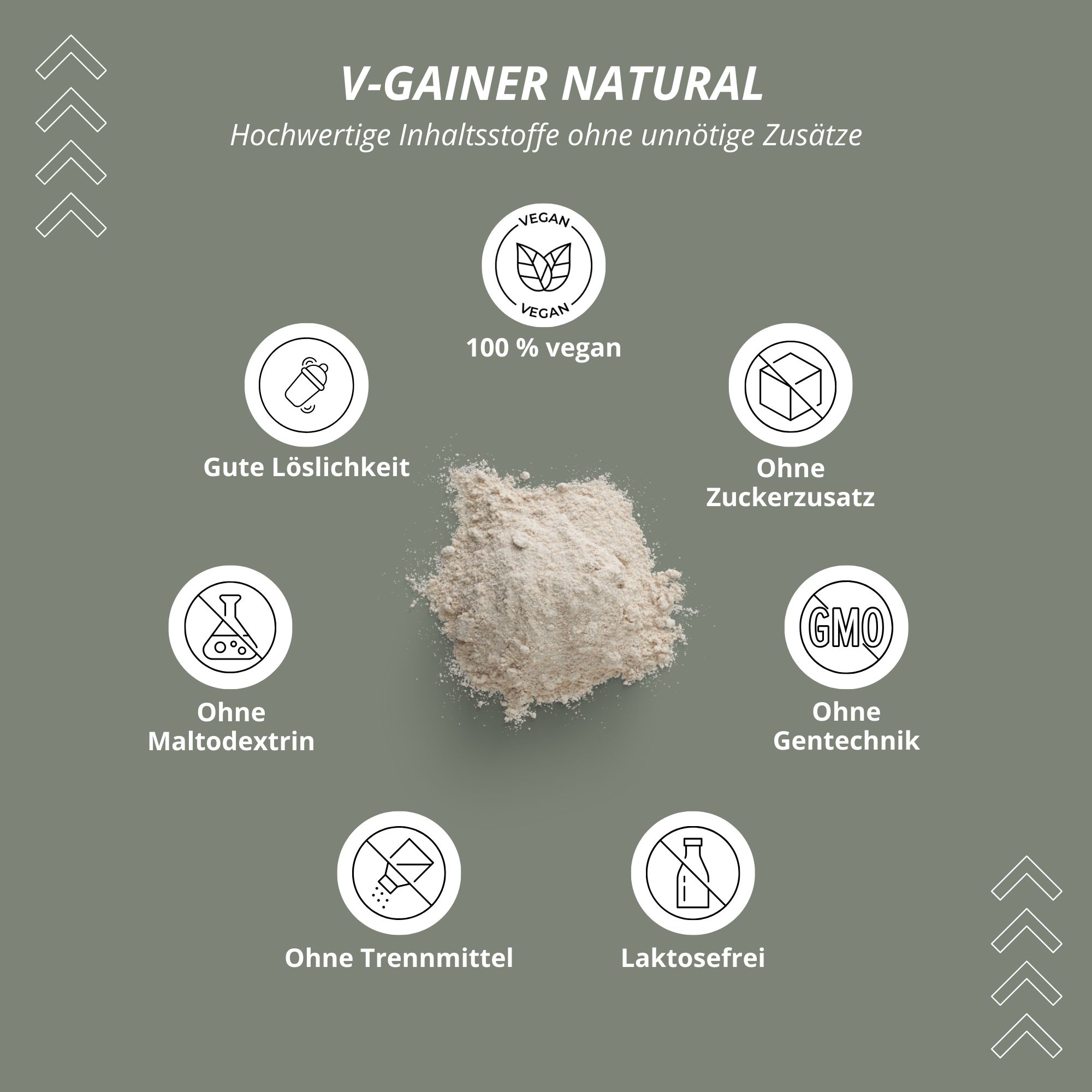 nutri+ Vegan Weight Gainer 1kg - hochkalorisch