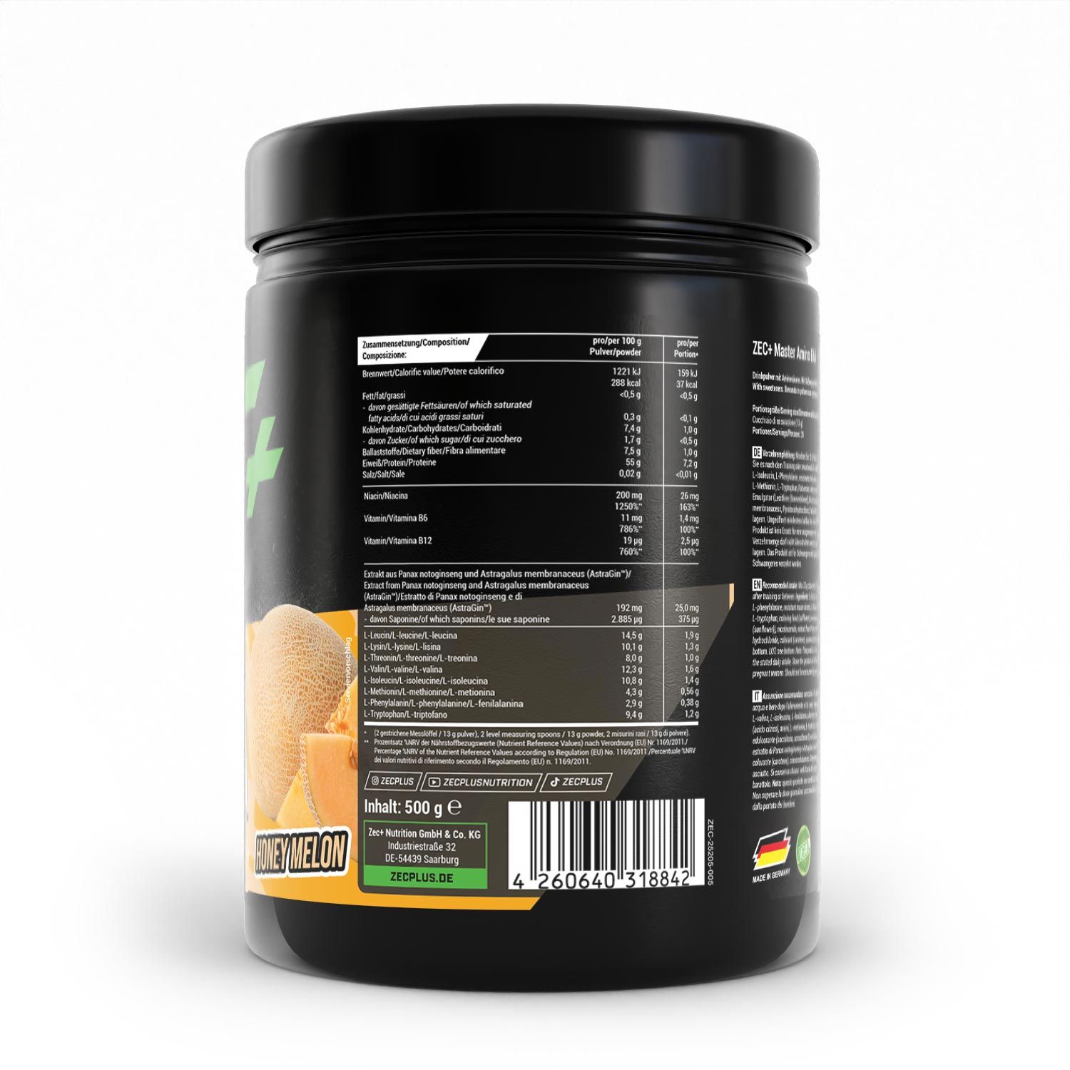 ZEC+ MASTER AMINO EAA Pulver Honigmelone