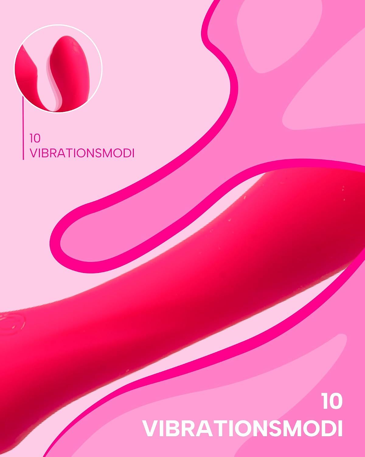 MySecretCase Pegaso Doppelvibrator ohne Gurt