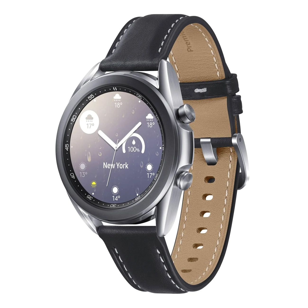 Pulsuhr / Tracker Samsung - SmartWatch - Samsung Galaxy 3 SM-R850 mystic silver 41mm