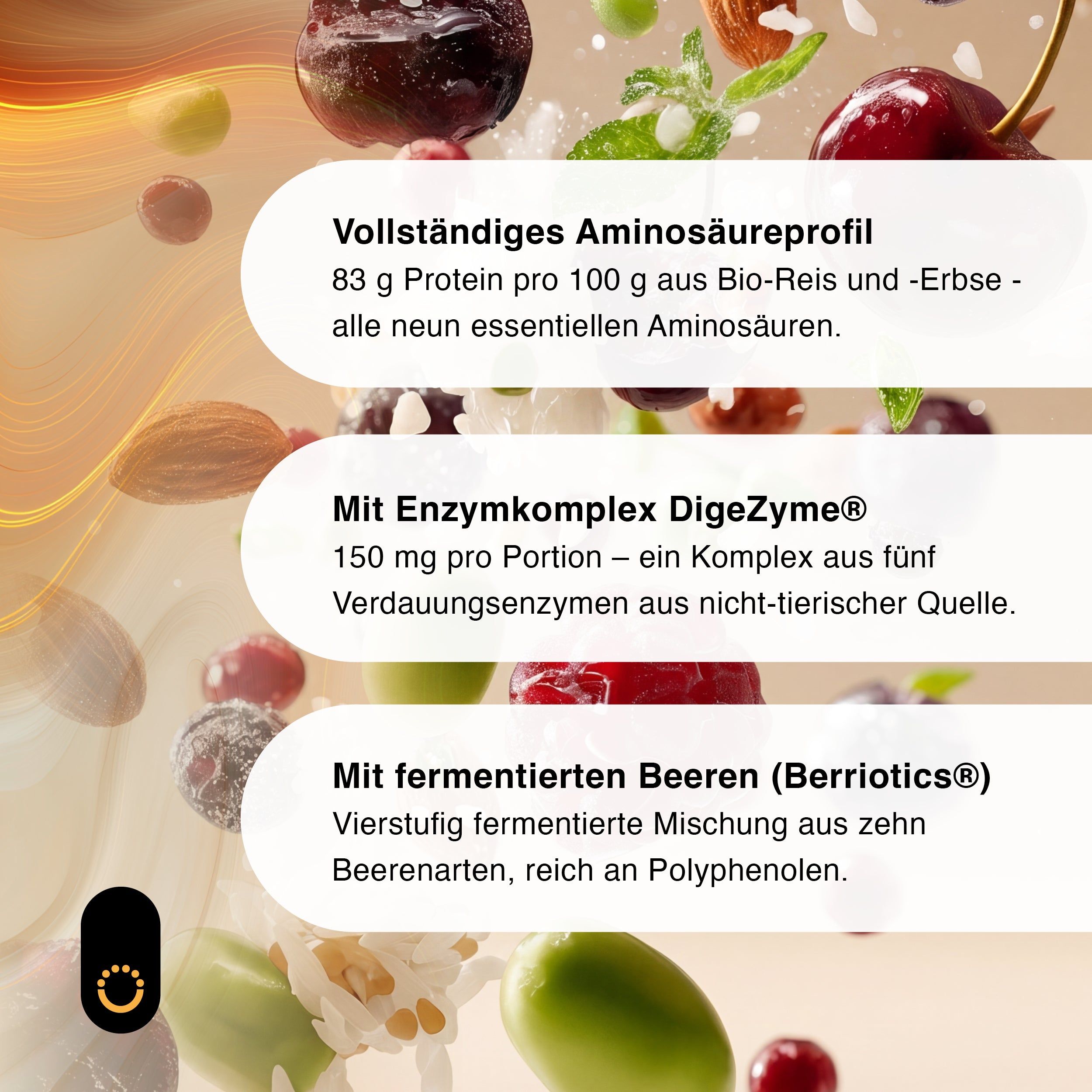 Vegan Protein Care+ Fermented Berries