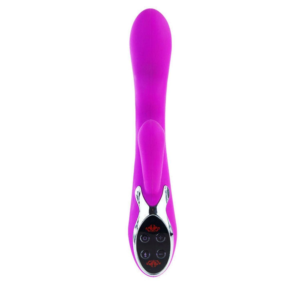 Rabbitvibrator “Crazy” mit Temperatur-Funktion | 10 Vibrationsmodi | Pretty Love