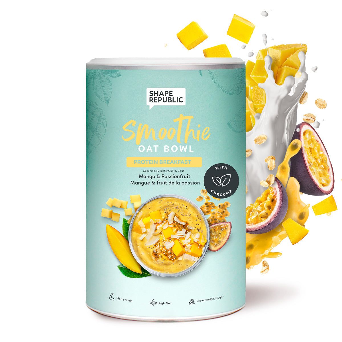 High Protein Bowl - Mango & Passionsfrucht - Frühstück