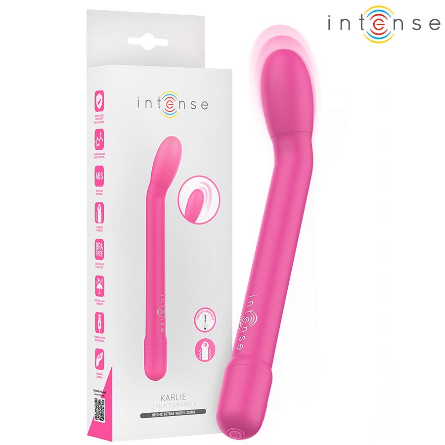 Pinker G-Punkt-Stimulator mit Verpackung. ABS-Material, BPA-frei.