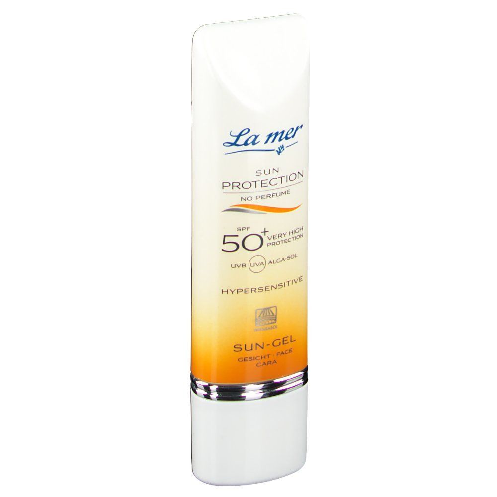La mer SUN Sun-Gel SPF 50+ für das Gesicht ohne Parfum