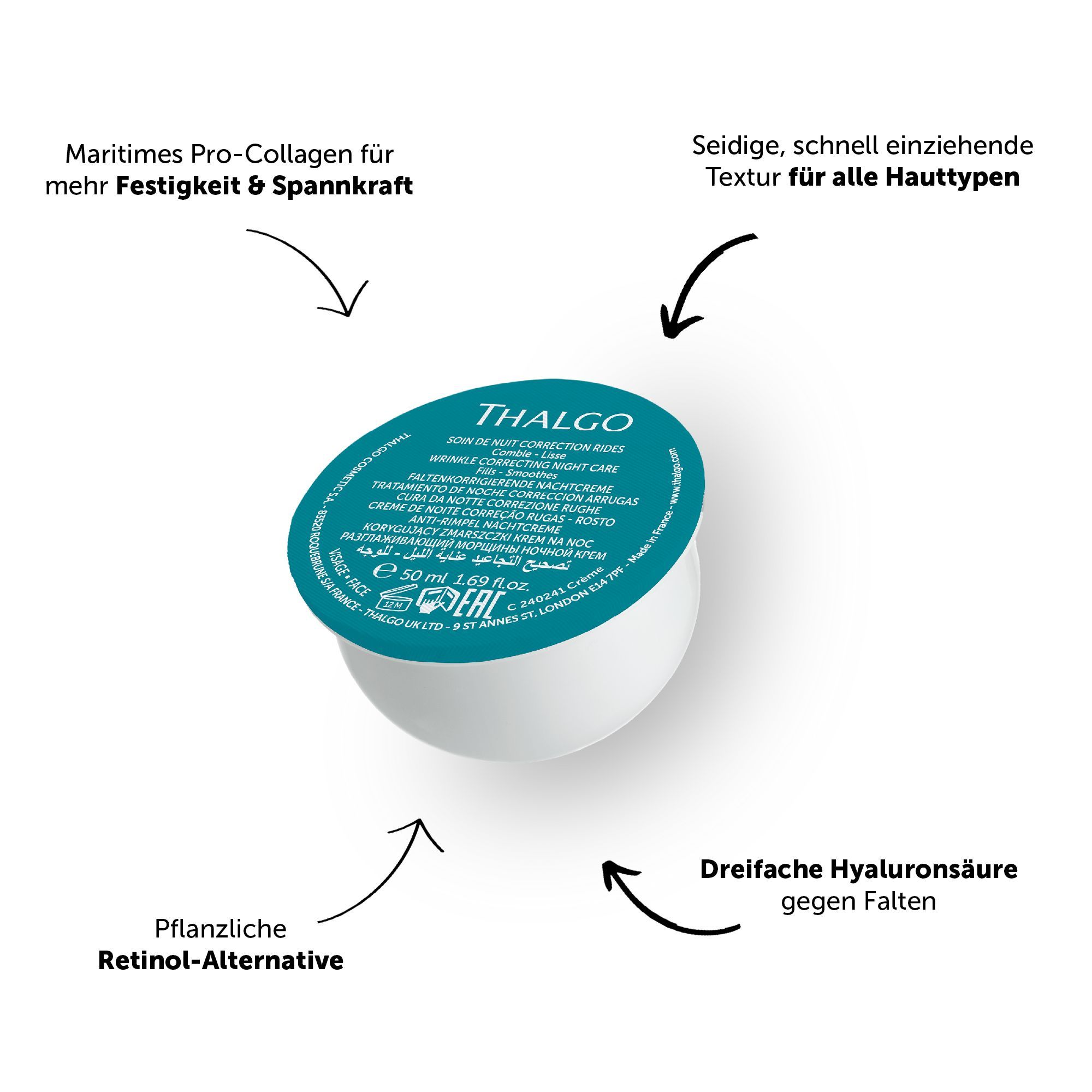 Refill Faltenkorrigierende Creme - Reichhaltig