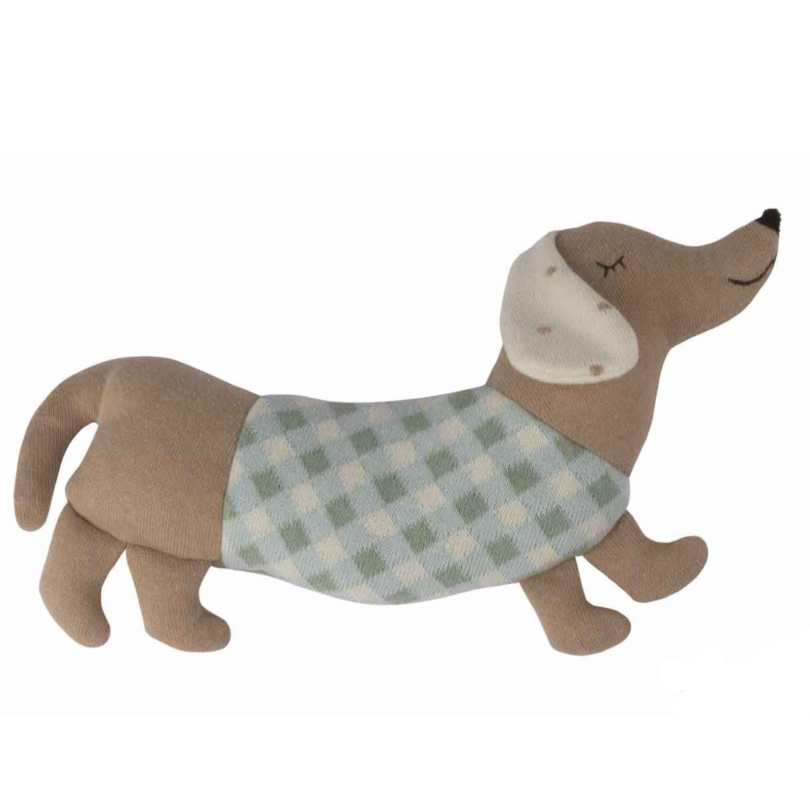 Sänger Kirschkernkissen Hund Bo grün