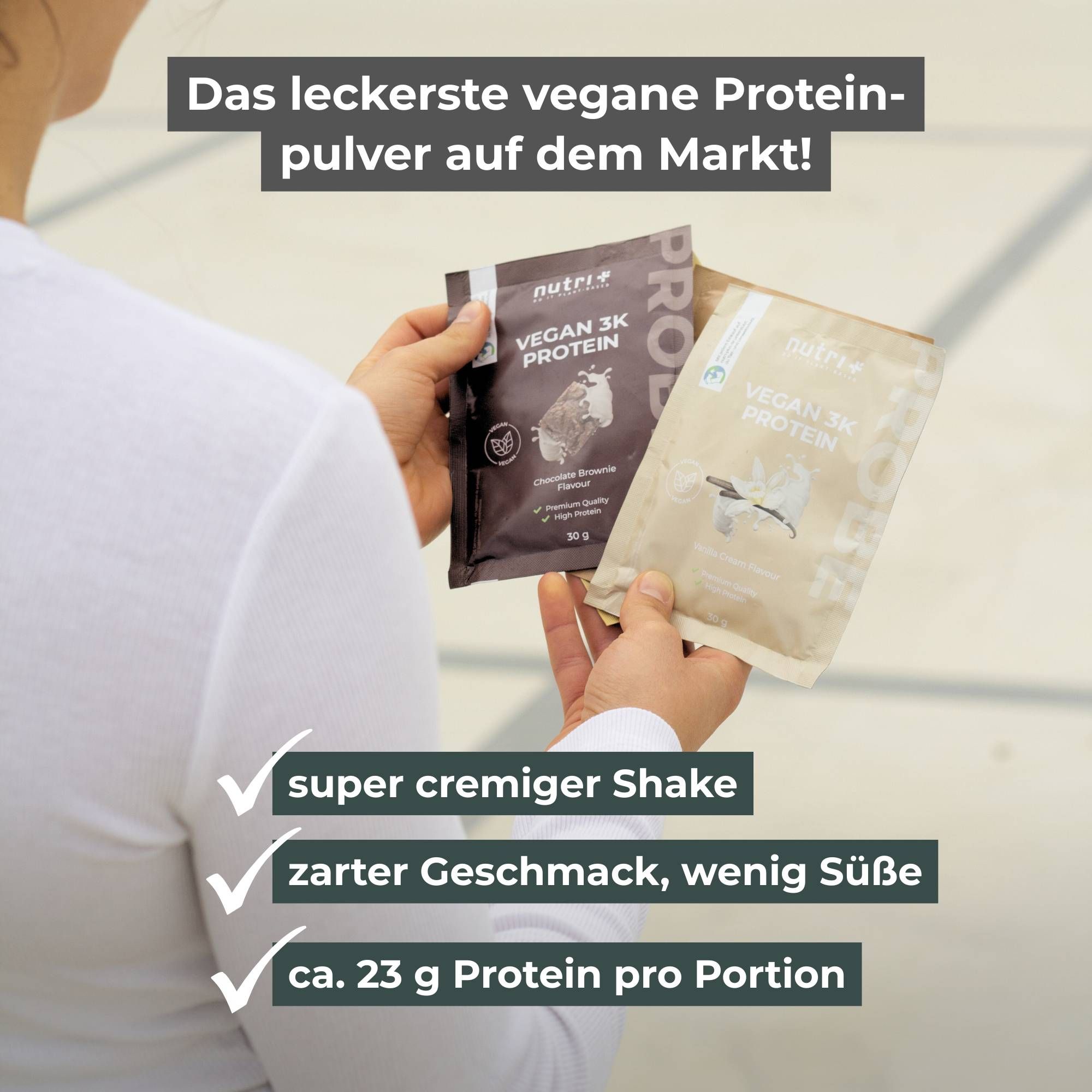nutri+ Probenbox Vegan 3K Protein I
