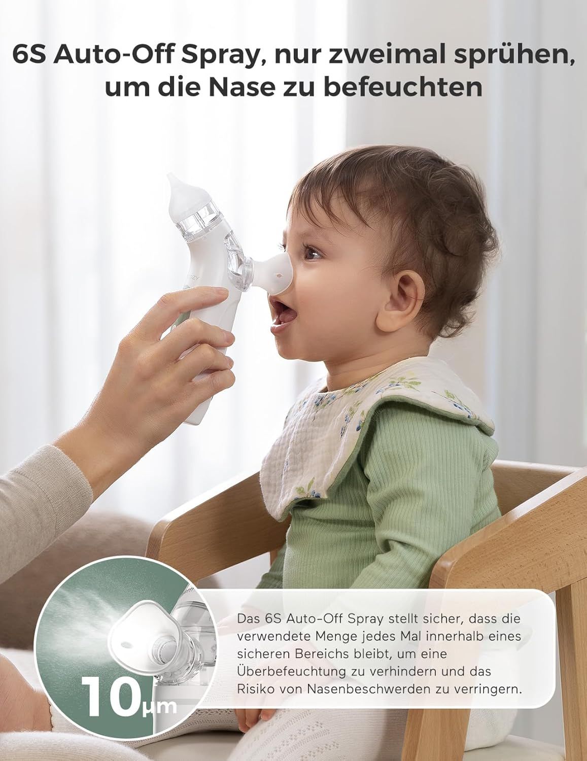 Momcozy  BreezyClear Nasensauger Baby elektrisch