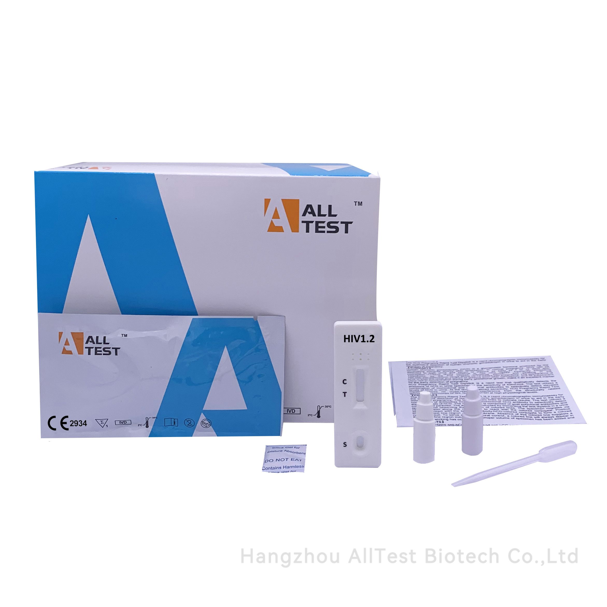 David HIV Testkit 1/2  Schnelltest Selbsttest Testkassette