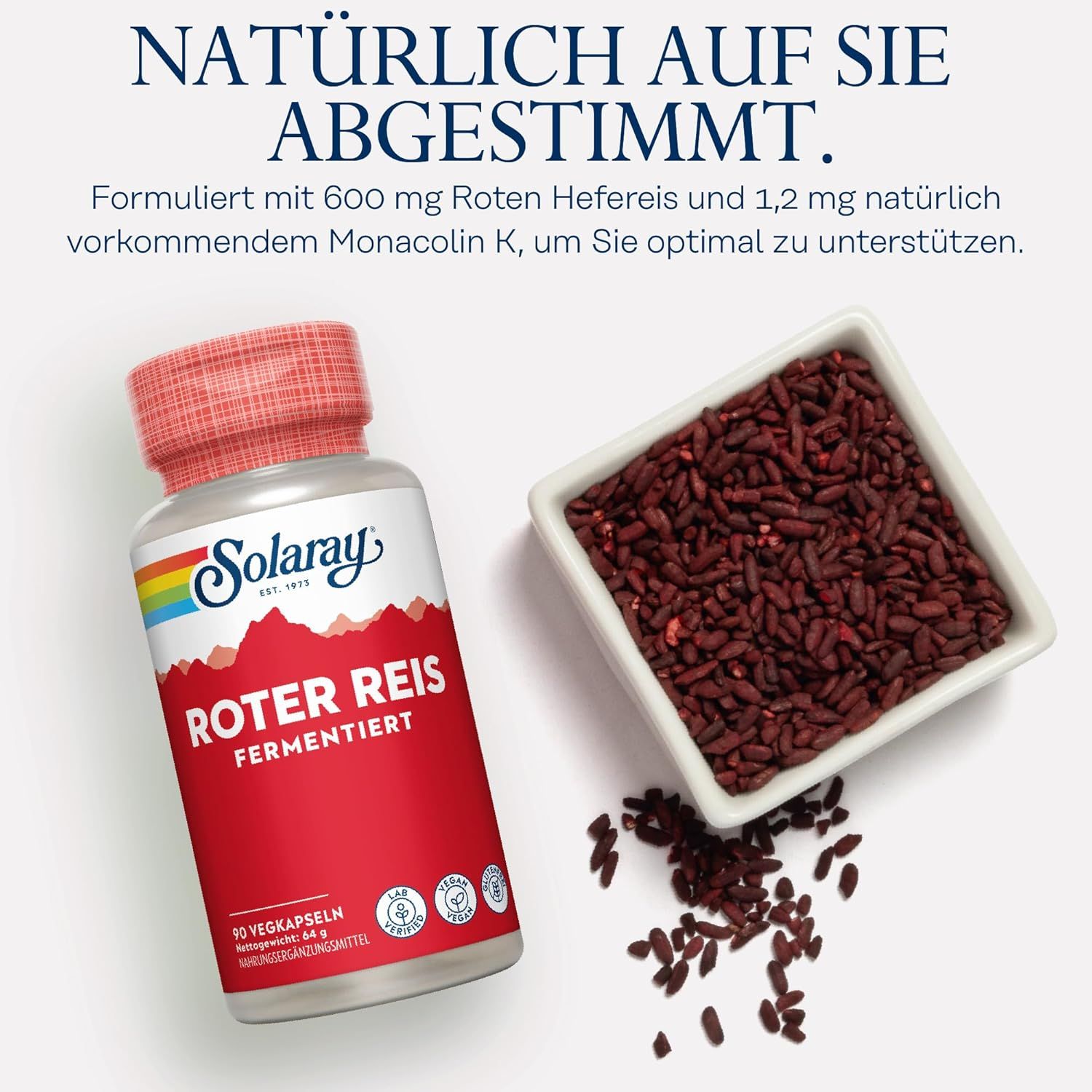 Solaray Roter Reisextrakt Kapsel